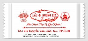 khăn ướt cho quán ăn